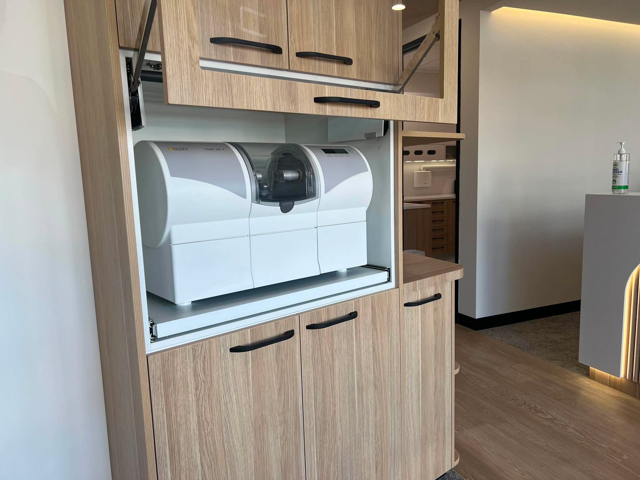CEREC milling machine at Smile Spot Mawson Lakes