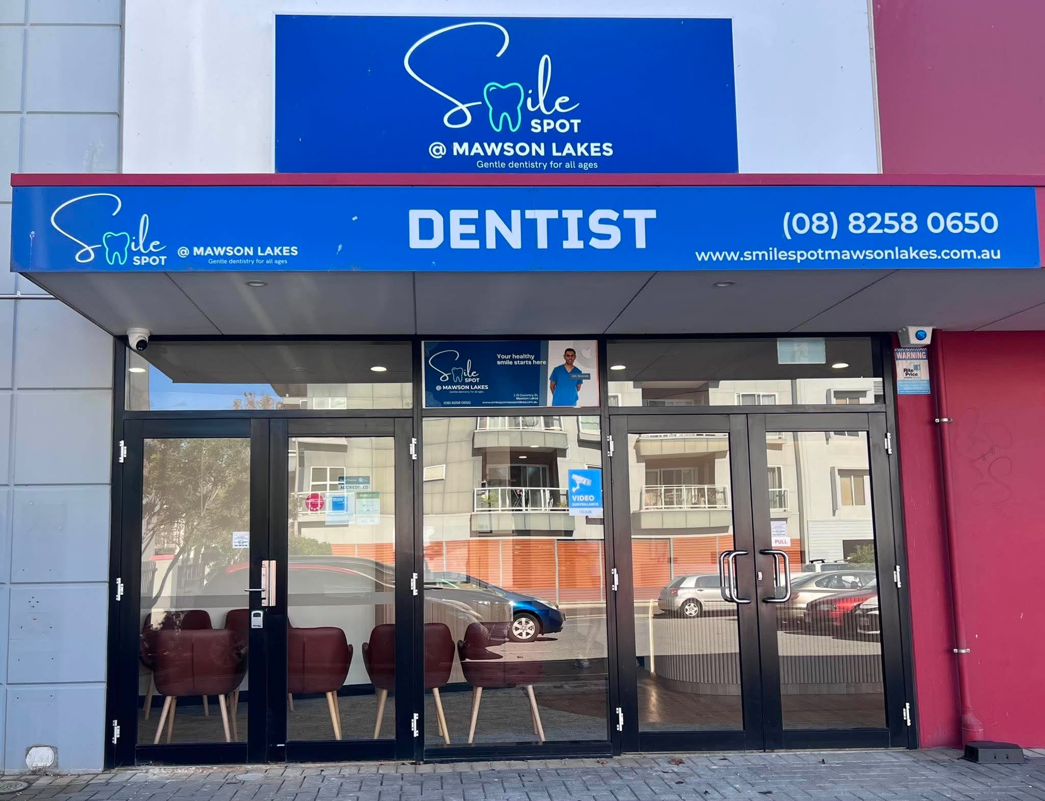 Smile Spot Mawson Lakes storefront on Coventry Street